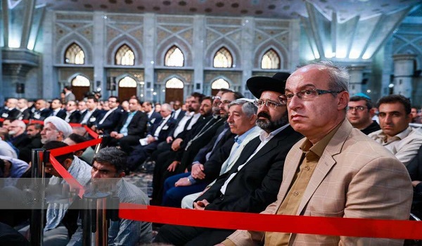 ادای احترام و حضور یهودیان ایران در مراسم ارتحال امام خمینی(ره)