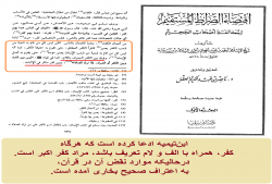 ادعای بدون دلیل ابن تیمیه در تکفیر مسلمانان