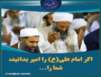 امام علی (ع) صراط مستقیم است