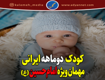 کودک دو ماهه ایرانی مهمان ویژه امام حسین (ع)