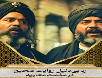 رد بی‌دلیل روایت صحیح (در مذمت معاویه)